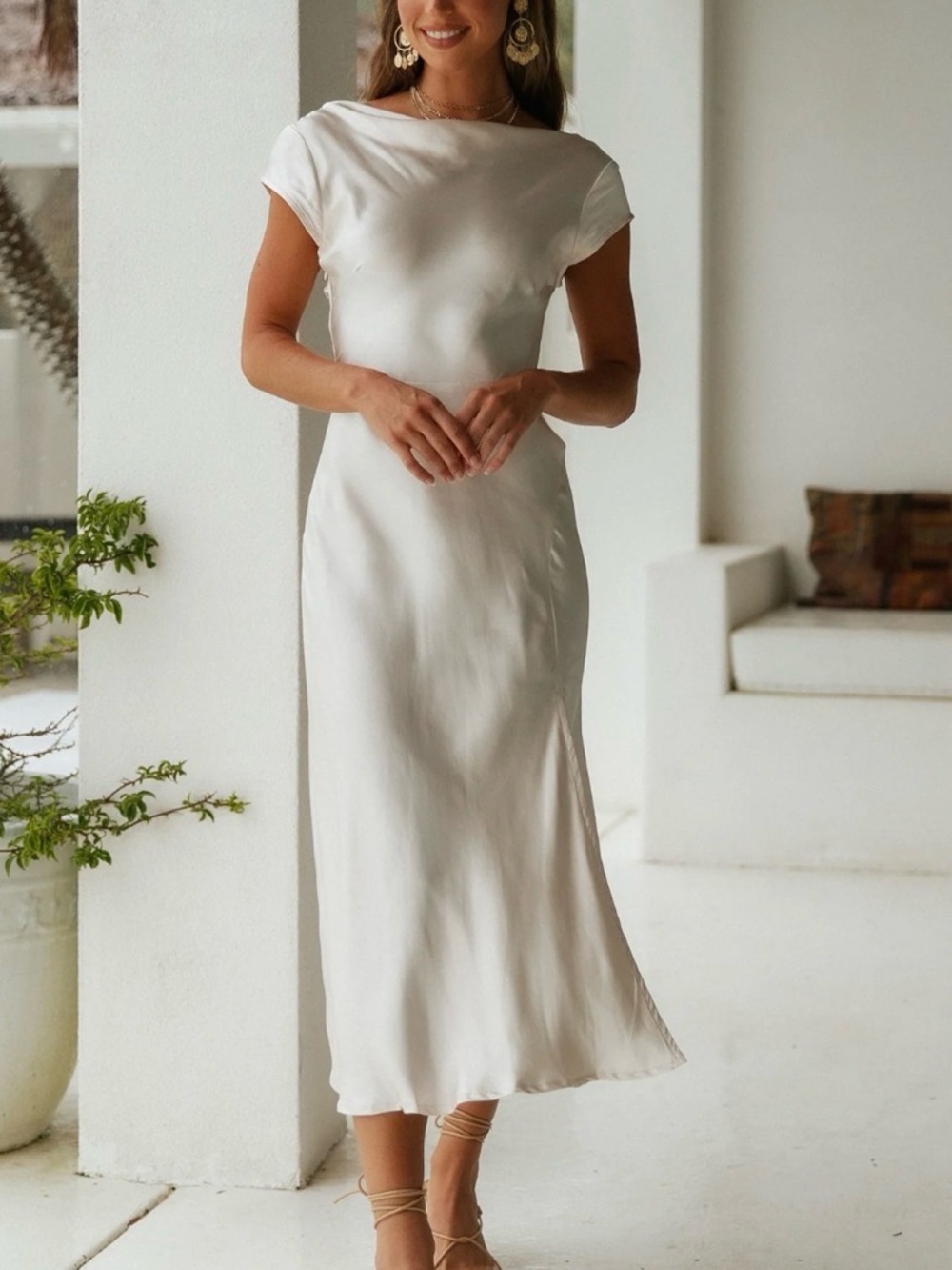 One Last Song Maxi Dress Champagne